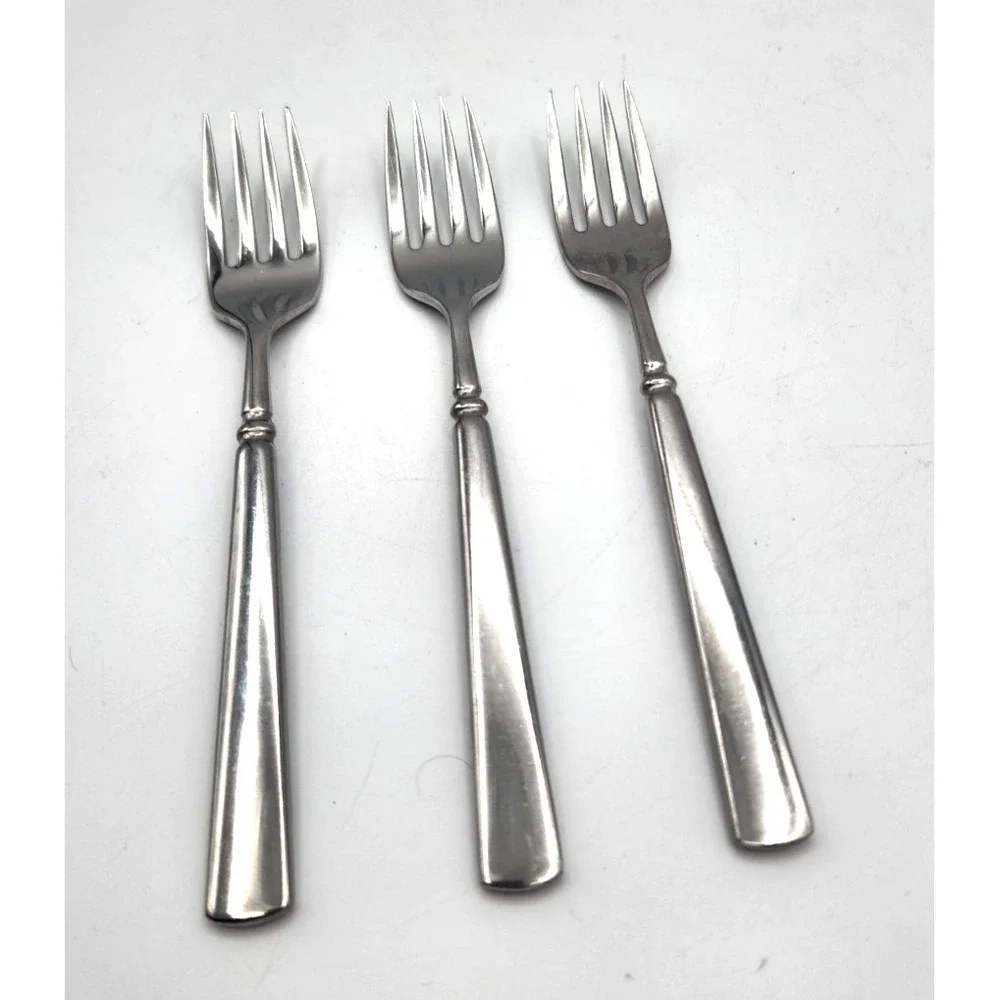 Oneida Easton Stainless Salad forks -  Set of 3
